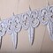 1 Yard Metallic Silver Venice Lace Trim 3.25 Inch Wide for Costumes Crowns and Home Decor
